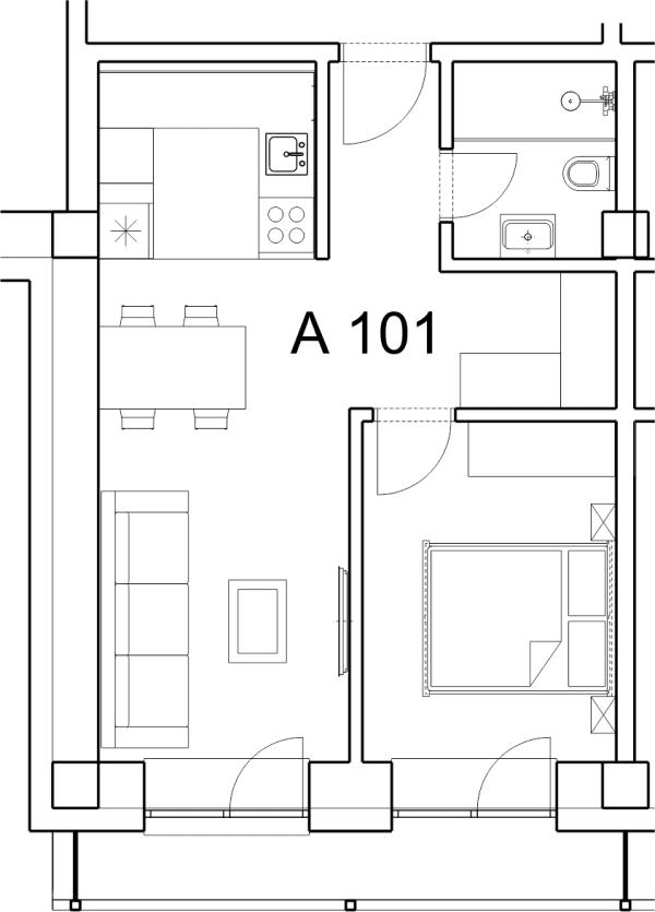 Apartman A 101
