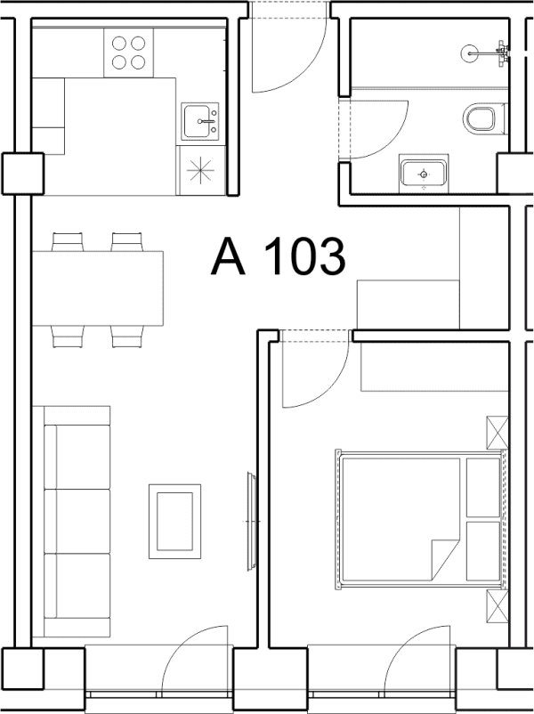 Apartman A 103