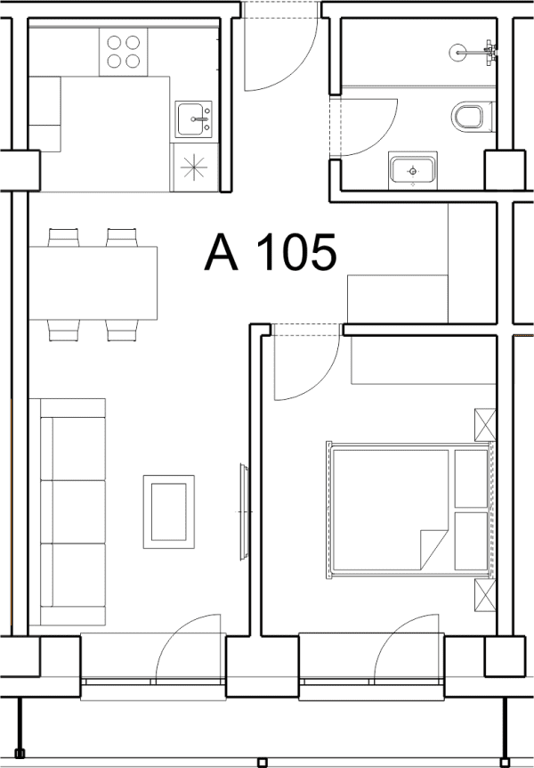 Apartman A 105