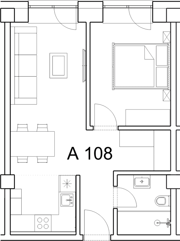 Apartman A 108