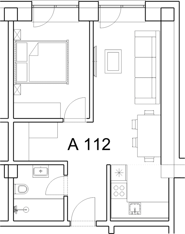 Apartman A 112