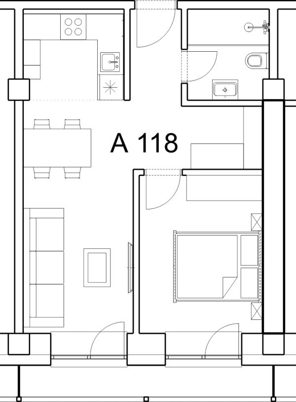 Apartman A 118