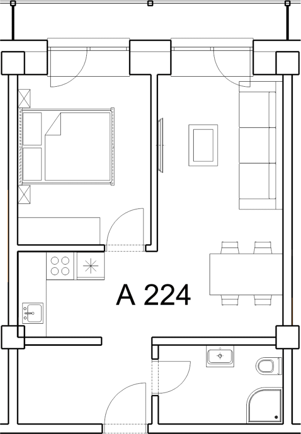 Apartman A 224