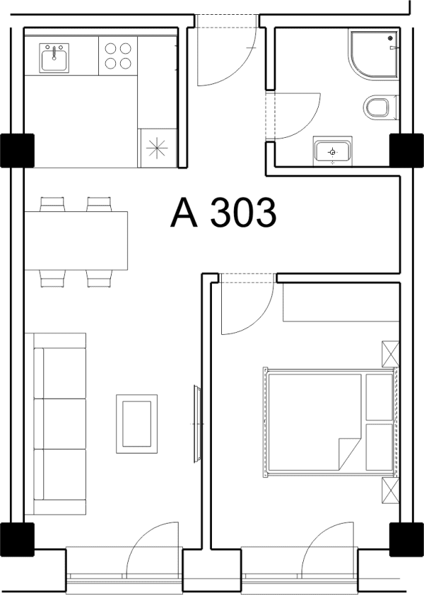 Apartman A 303