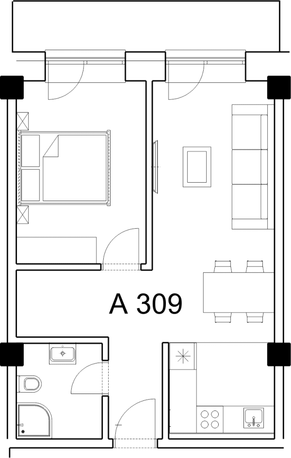 Apartman A 309