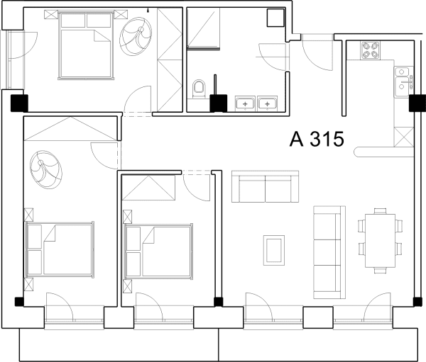 Apartman A 315
