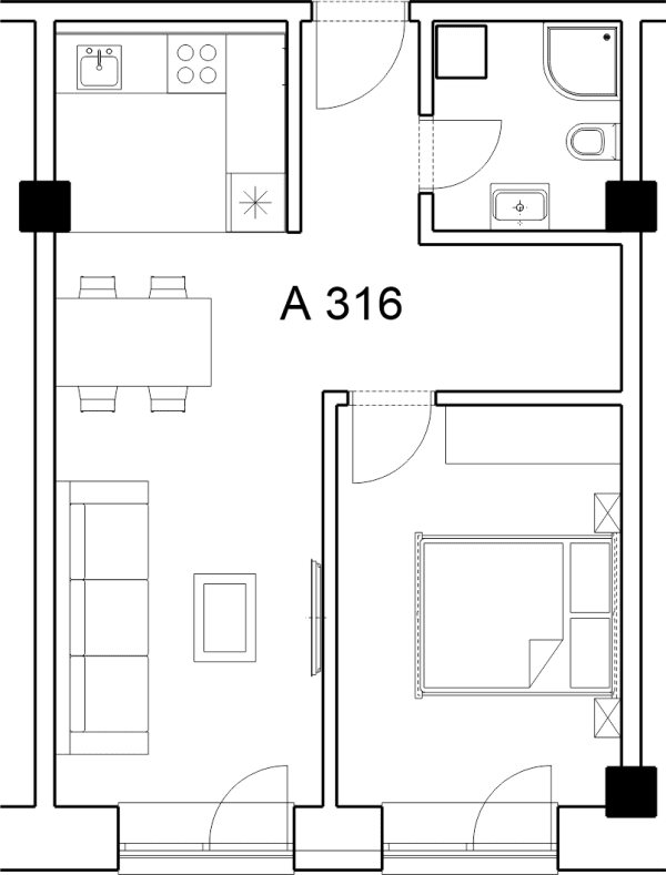Apartman A 316