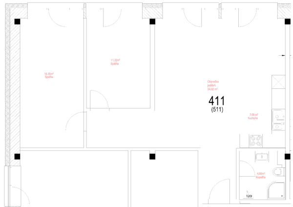Apartmán A 411
