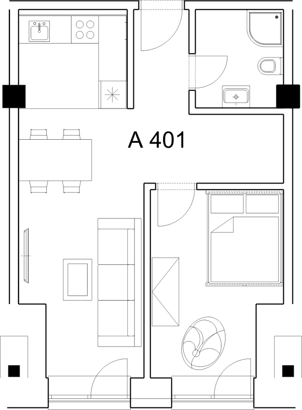 Apartman A 401