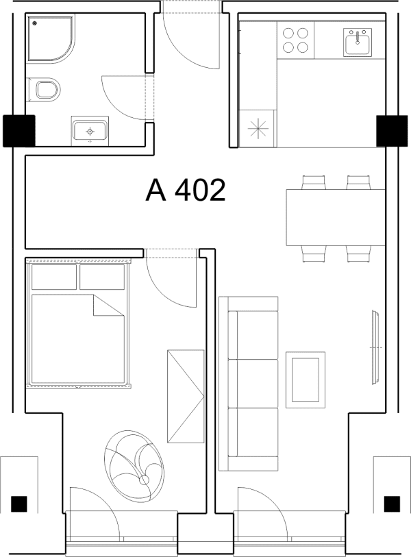 Apartman A 402