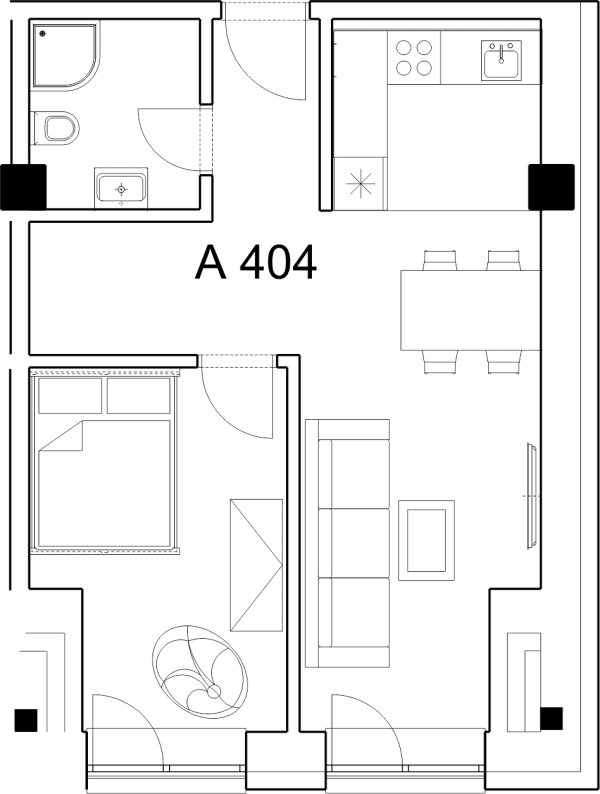 Apartman A 404