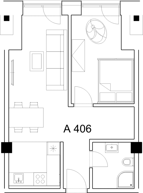 Apartman A 406