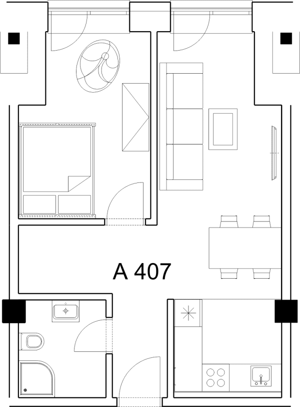 Apartman A 407